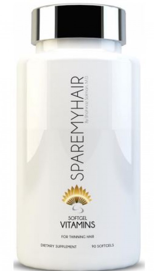 SPARE MY HAIR VITAMINS Soft Gel/Vegan 90 ct -Restore Hair Loss Naturally-