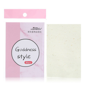 2019 New Arrivals Cosmetic Makeup Oil Blotting Paper Facial Tissue 80 pcs Facial Oil Absorbing Paper