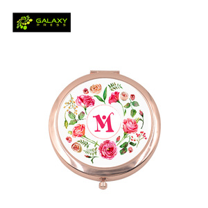 2019 Newest High Quality Portable Compact Blank Sublimation Metal Cosmetic Mirror from LOPO