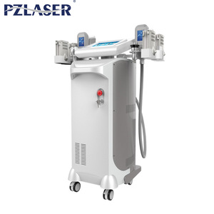 4 treatment handles Cryo + RF + Cavitation fat freezing lipo laser machine for sale