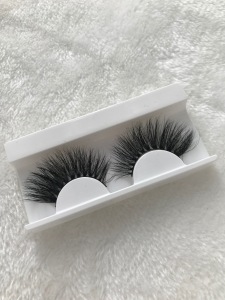 5D Real Mink Eyelash Custom Packaging Natural Long Mink False Eyelashes