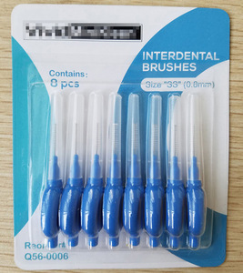 8 Packed STAINLESS STEEL WIRE Interdental Brush