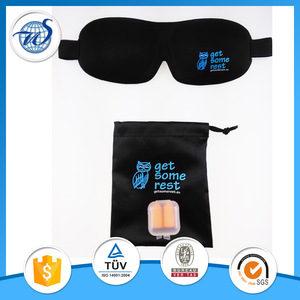 Amazon bestselling 3D sleep mask with earplugs and bag packaging