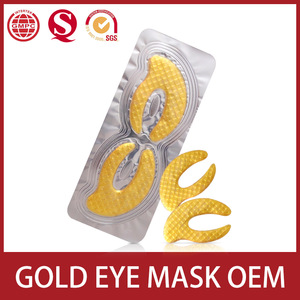 Anti-Puffiness Moisturizing Wholesale Private Label Crystal Patch Gel Hydrogel Collagen Under Pads 24k Gold Eye Mask
