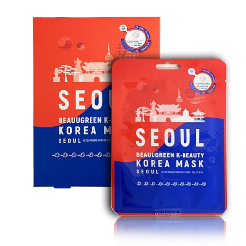 (BeauuGreen) K-Beauty KOREA MASK SEOUL 23g