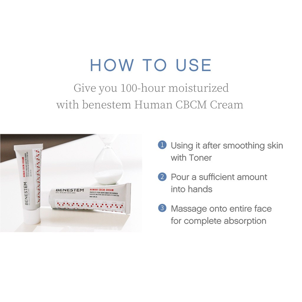 benestem CBCM Cream (50ml, 150ml) / intense moisture for extremely dry and sensitive skin