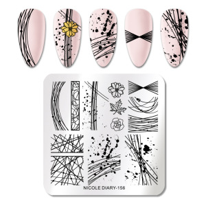 Best Quality brand fashion nail image plate stamping gang nail art plate tools and machin