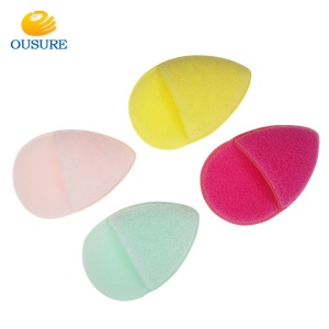 Best selling New Arrival Beauty Cosmetic Makeup Removal Sponge Facial cleanser Gloves Face washing Foam Sponge puff