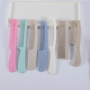 Cheap Personalized Biodegradable Wheat Straw Plastic Comb Anti Static Hair Comb