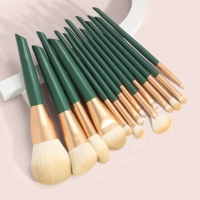 China Factory Price 14PCS Makeup Brush Set Soft Synthetic Fiber Cosmetics Make up Brushes