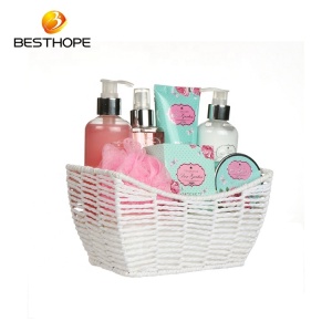 Customized OEM bath and body works body care gift basket sets