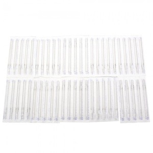 Disposable 50Pcs Plastic Tattoo Tips Needle Mouth Transparent 13FT