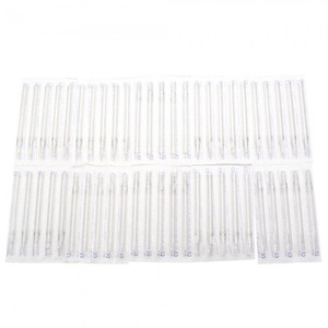 Disposable 50Pcs Plastic Tattoo Tips Needle Mouth Transparent 13FT