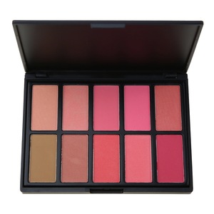 factory price wholesale no logo 10 color makeup blush palette