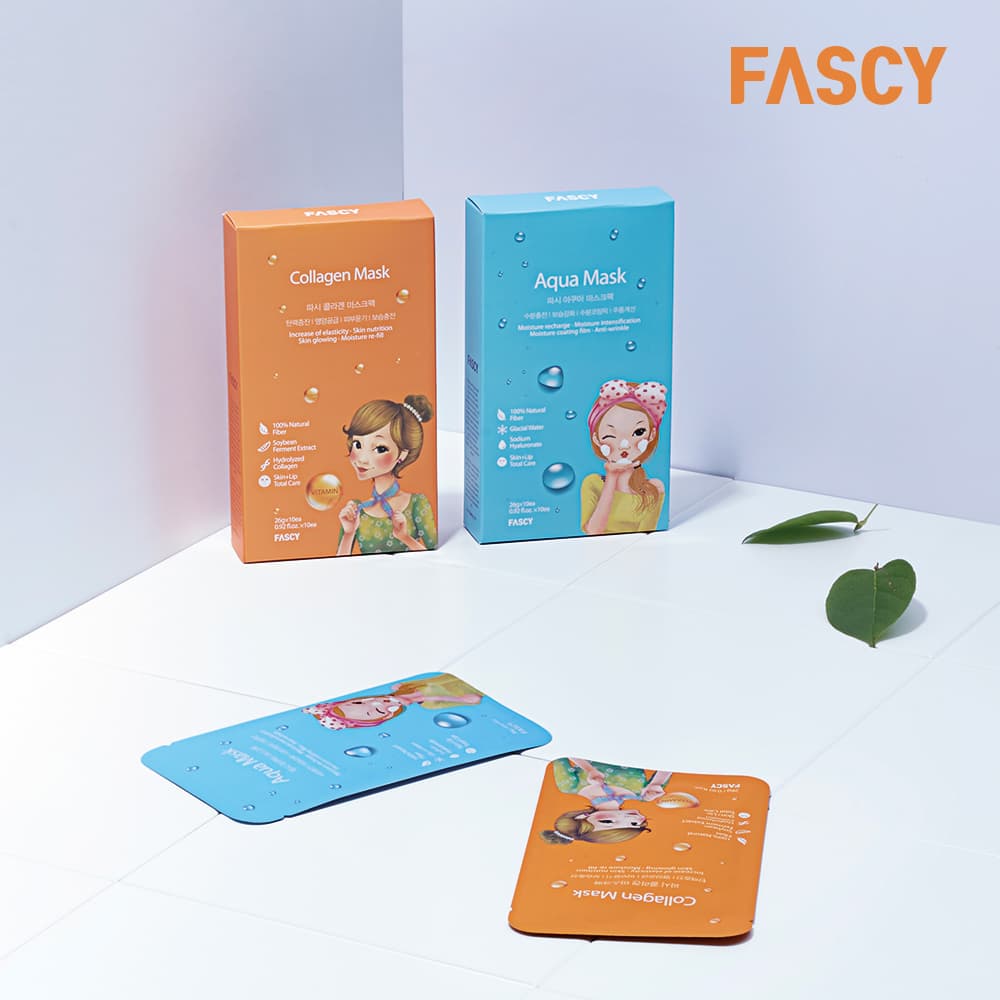 [FASCY] Aqua &amp; Collagen Mask packs