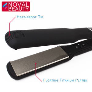 Good material Titanium Floating Coating flat iron used hair salon equipment