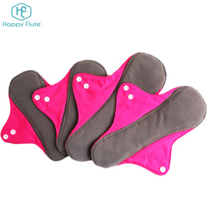 Happyflute sanitary napkin reusable Menstrual cloth Sanitary Pads for Women reusable menstrual pads