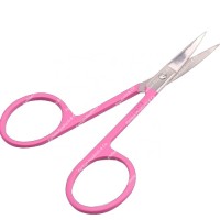 High Carbon Steel Nail Scissors with Sharp Cutting Blades Manicure Scissors in Nickel Plating Cuticle Scissors