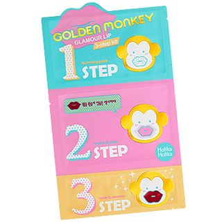 (Holika Holika) Golden Monkey Glamour Lip 3-Step Kit