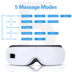 Hot seller electric smart vibration eye massage 4d smart airbag vibration eye massager eye care