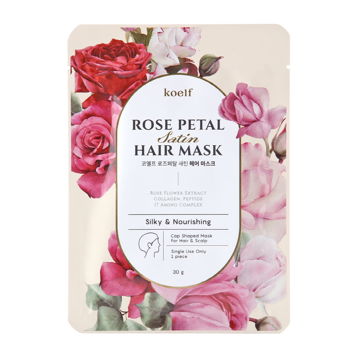 Koelf Rose Petal Satin Hair Mask