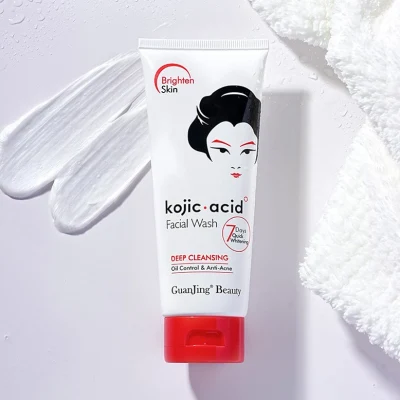 Kojic Acid Face Cleanser Deep Cleansing Anti Acne Oil Control Kojic Acid Facial Wash 100g