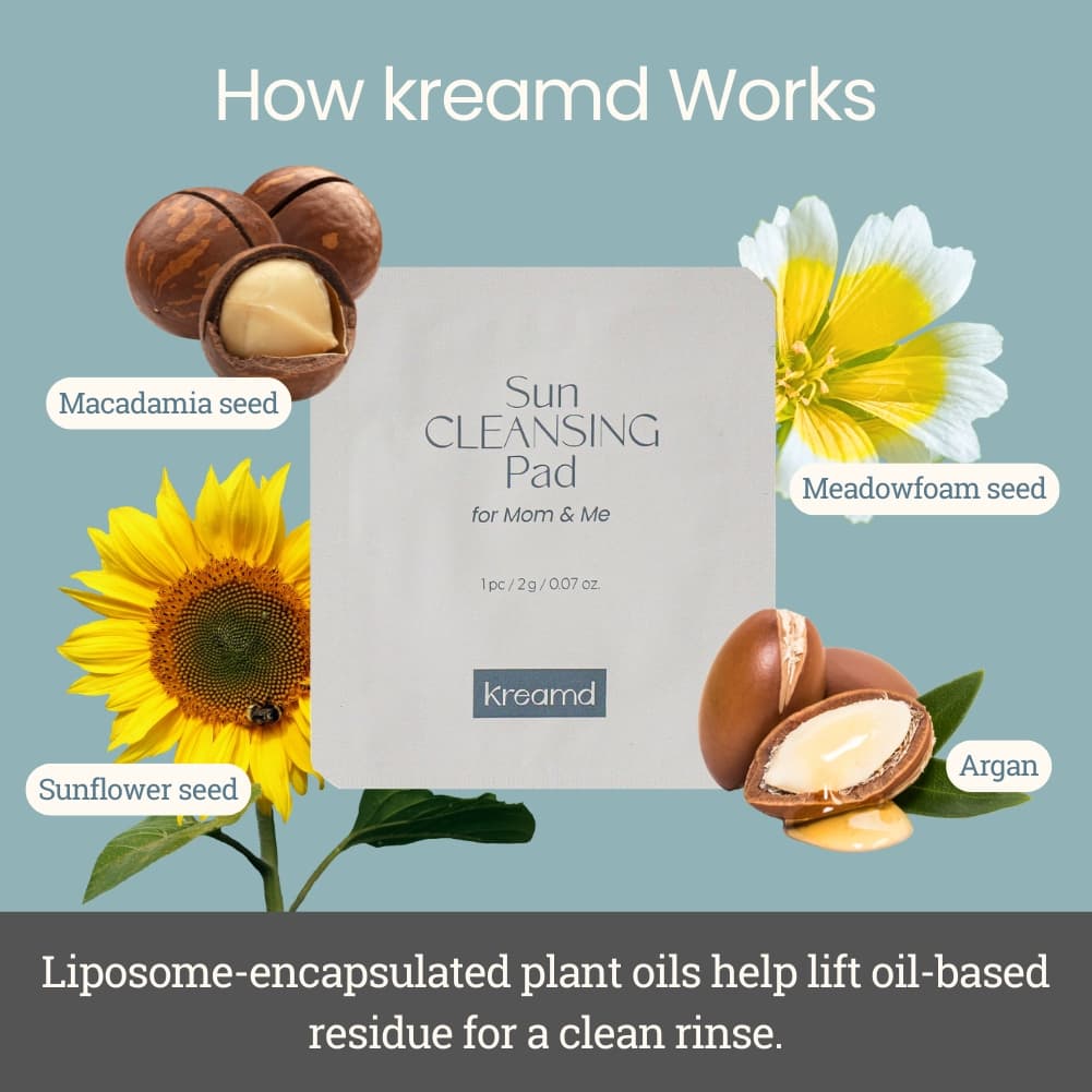 kreamd Sun Cleansing Pad for Mom &amp; Me 20pcs