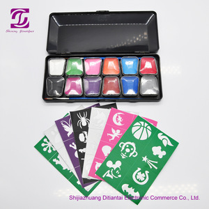 Non-toxic organic body paint FDA water based night club  nontoxic face painting  kits