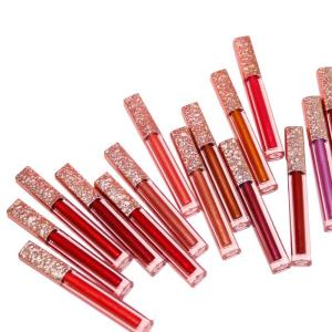 OEM private label shiny Wholesale Fashional Waterproof Long Lasting private label glitter lip gloss