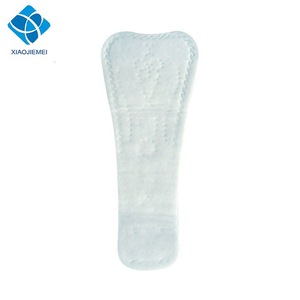 Organic cotton panty liners tampons brands with butterfly pattern on surface