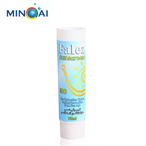 plastic laminated cosmetic tube with screw cap