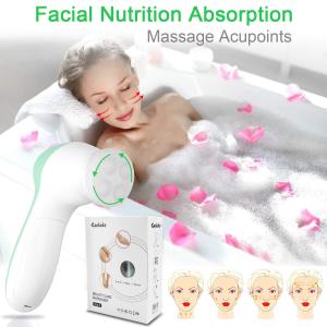 Portable New Beauty And Personal Care Soft Synthetic Face Brush Wireless Sonic Electric Facial Cleansing Brush