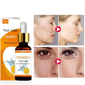 Powerful anti-wrinkle enriched anti-aging vitamin c facial face serum with for all skin types