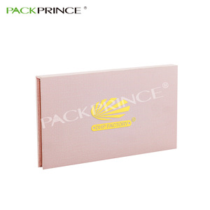 Private Label Cosmetic Custom Pink Paper Pan Cardboard Your Oem Brand Packaging Empty Eyeshadow Palette