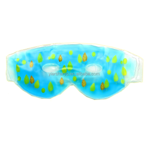 Pvc Soft Plastic Gel Beads Hot Cold Eye Compress Eye Ice Pack Glitter With Fleece Cover/flush Eye Ice Pack