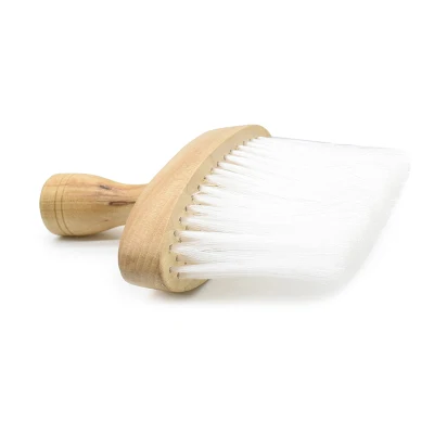 Salon Wooden Handle Hairdresser Cleaning Shaving Brush Hair Cutting Neck Cleaning Duster