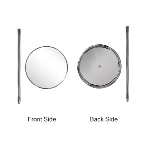 stand 0x flexible free standing led cosmetic mirror