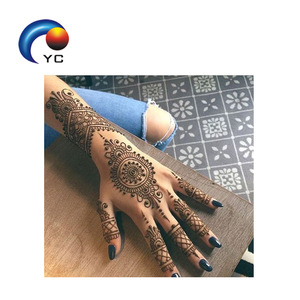 Stencils for Henna Tattoo Painting Templates Mehendi Airbrush Glitter Body Paint Art
