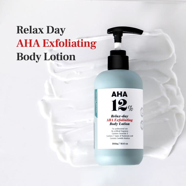 VILLAGE 11 FACTORY RELAX DAY AHA EXFOLIATING BODY LOTION