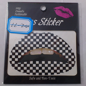 waterproof temporary tattoo lip sticker