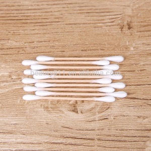 Wholesale High quality Disposable Makeup/ Remove makeup double stick Cotton buds