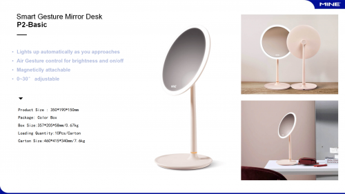 Smart Gesture Mirror Desk P2B