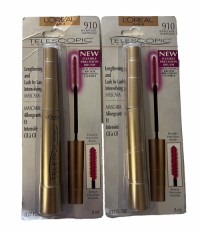 L'Oreal Paris Makeup Telescopic Original Lengthening Mascara, Blackest Black, 0.27 Fl Oz