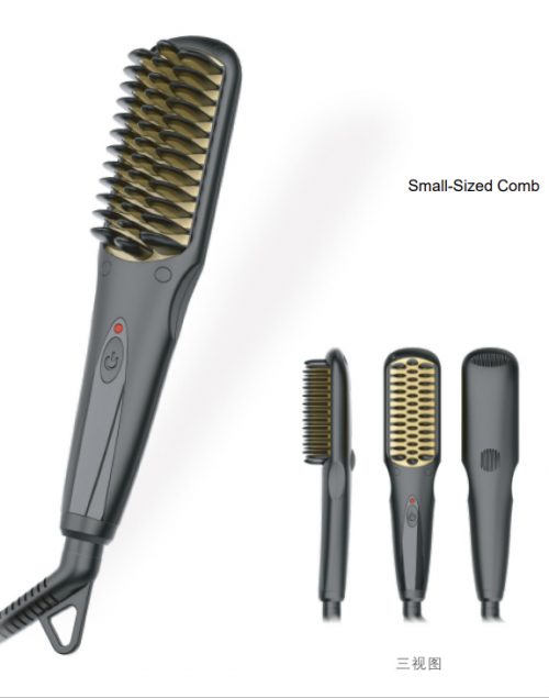 Small Hair Straigthening Brush Straightener