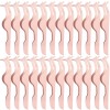24 PCS False Eyelashes Applicator Tool Stainless Steel Eyelash Extension Tweezers Remover Clip Eyelash Tweezers ( Rose Gold )