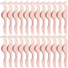 24 PCS False Eyelashes Applicator Tool Stainless Steel Eyelash Extension Tweezers Remover Clip Eyelash Tweezers ( Rose Gold )