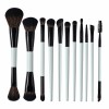 11-Piece Professional Makeup Brush Set | Face & Eye Brushes with Wooden Handles | OEM/ODM Available