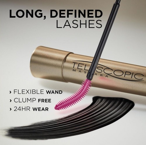 L'Oreal Paris Makeup Telescopic Original Lengthening Mascara, Blackest Black, 0.27 Fl Oz