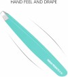 Tweezers Set 5-Piece Professional Stainless Steel Tweezers with Curved Scissors Tweezer for Eyebrows Splinter & Ingrown