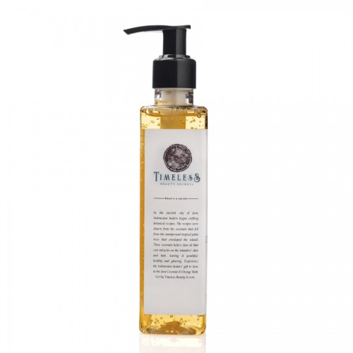 Timeless Beauty Secrets Organic Coconut and Orange Softening, Moisturizing, Luxury Hand & Body Wash